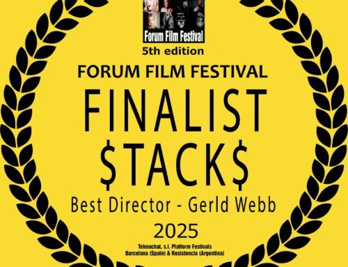 BEST DIRECTOR, BEST SCRIPT AND BEST COMEDY FILM NOMINATIONS FOR GERALD AT BARCELONA’S FORUM FILM FESTIVAL!!